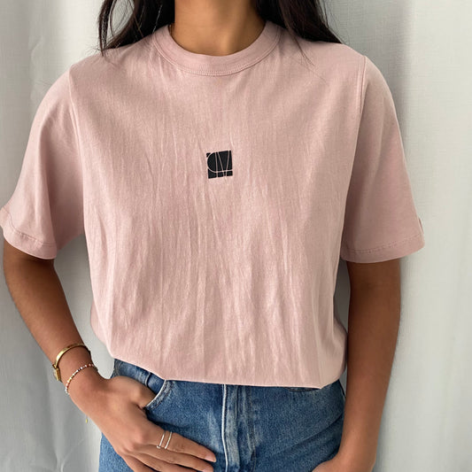 Whitley Tee - Dusty Rose