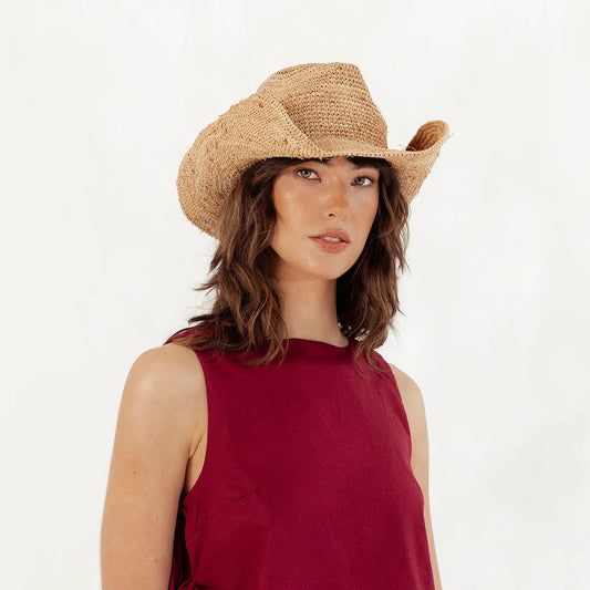 Rowyn Relaxed Cowboy Hat - Natural