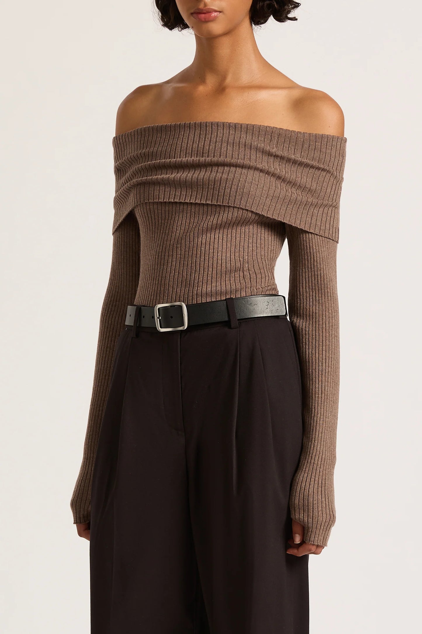 Krishna Off Shoulder - Mocha