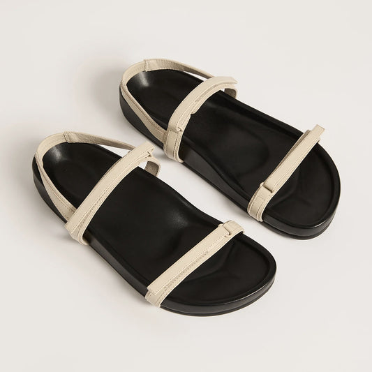 Thin Strap Sandal - Bone