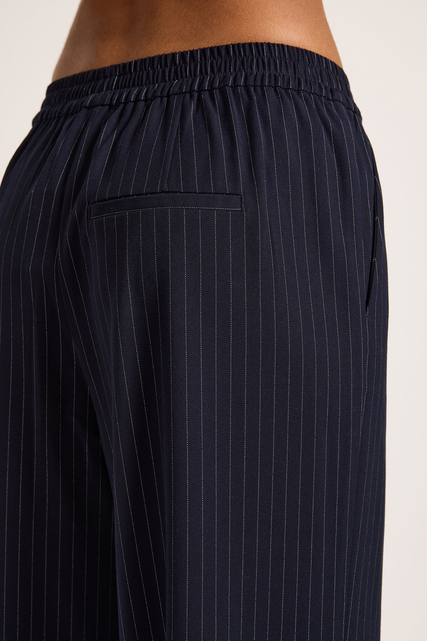 Bailey Pinstripe Pant - Navy Pinstripe