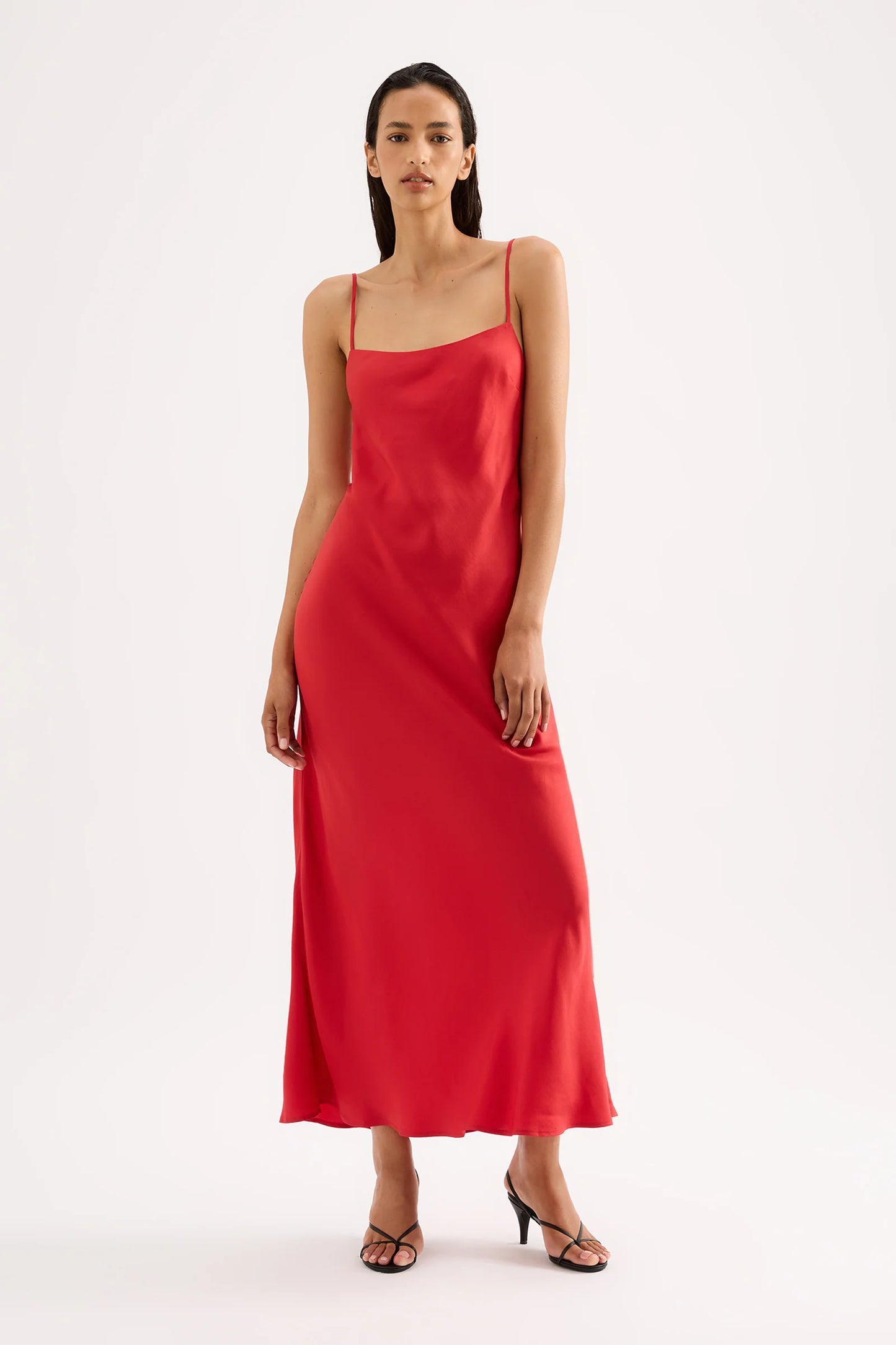 Greta Slip Maxi Dress - Chilli