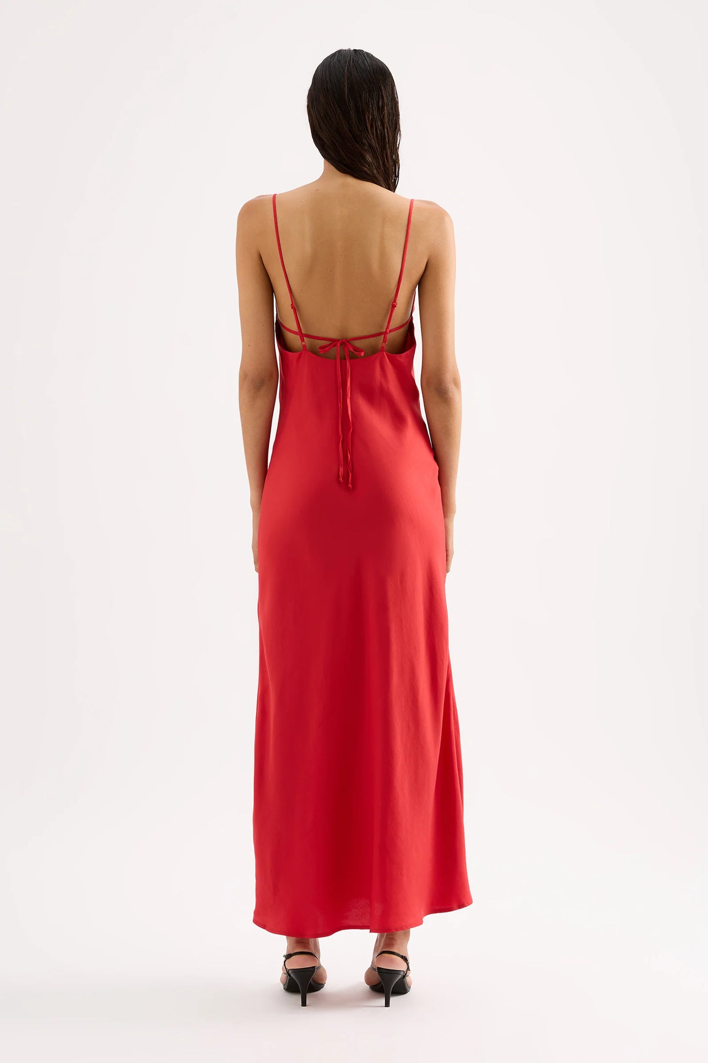 Greta Slip Maxi Dress - Chilli