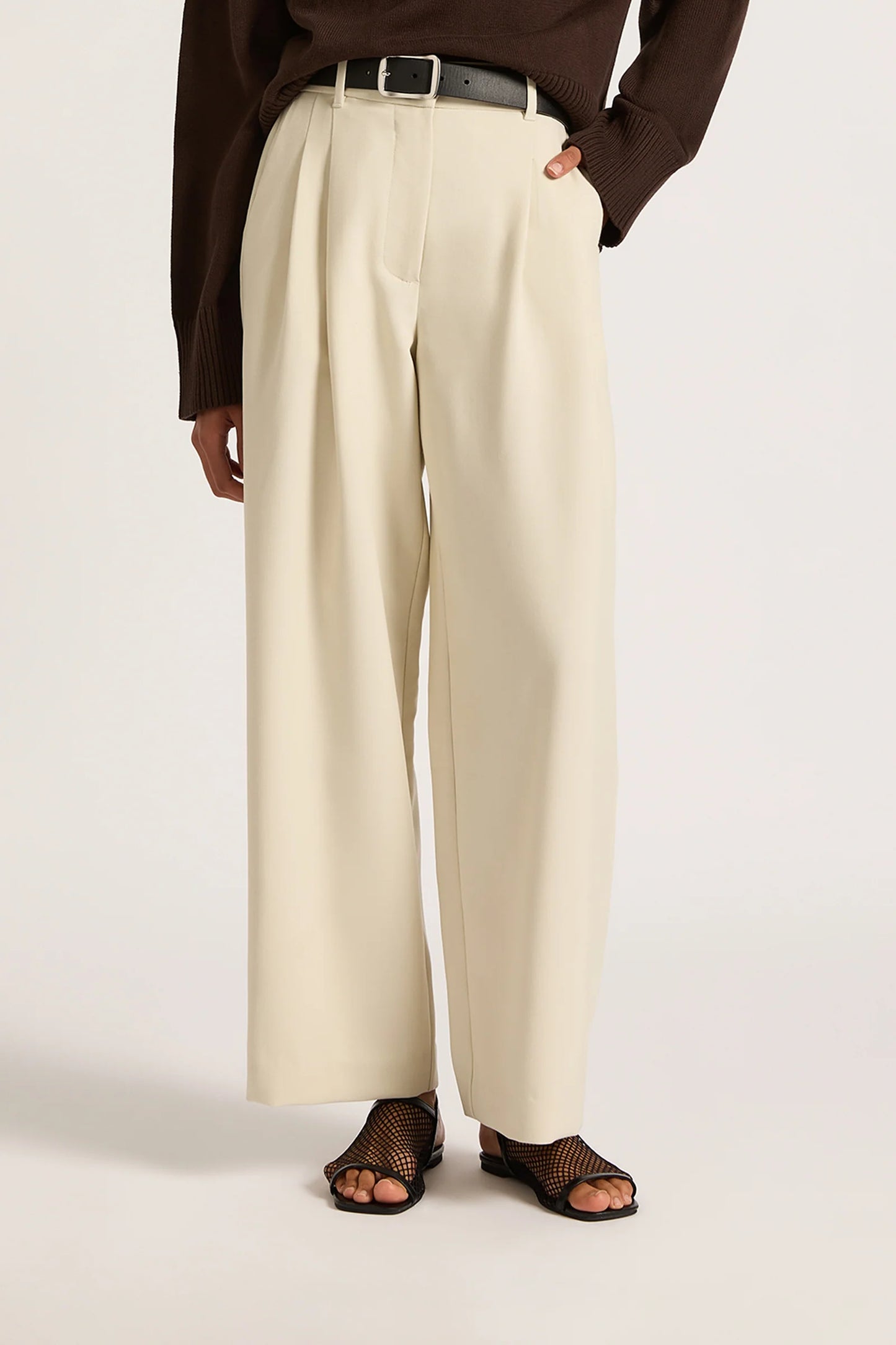 Phoenix Tailored Pant - Bone