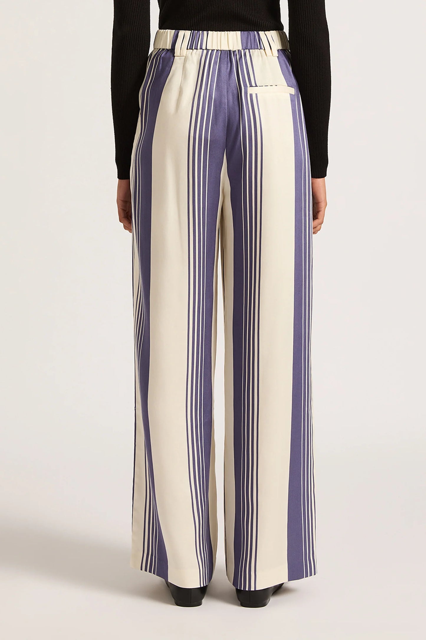 Albion Tencel Pant - Storm Stripe