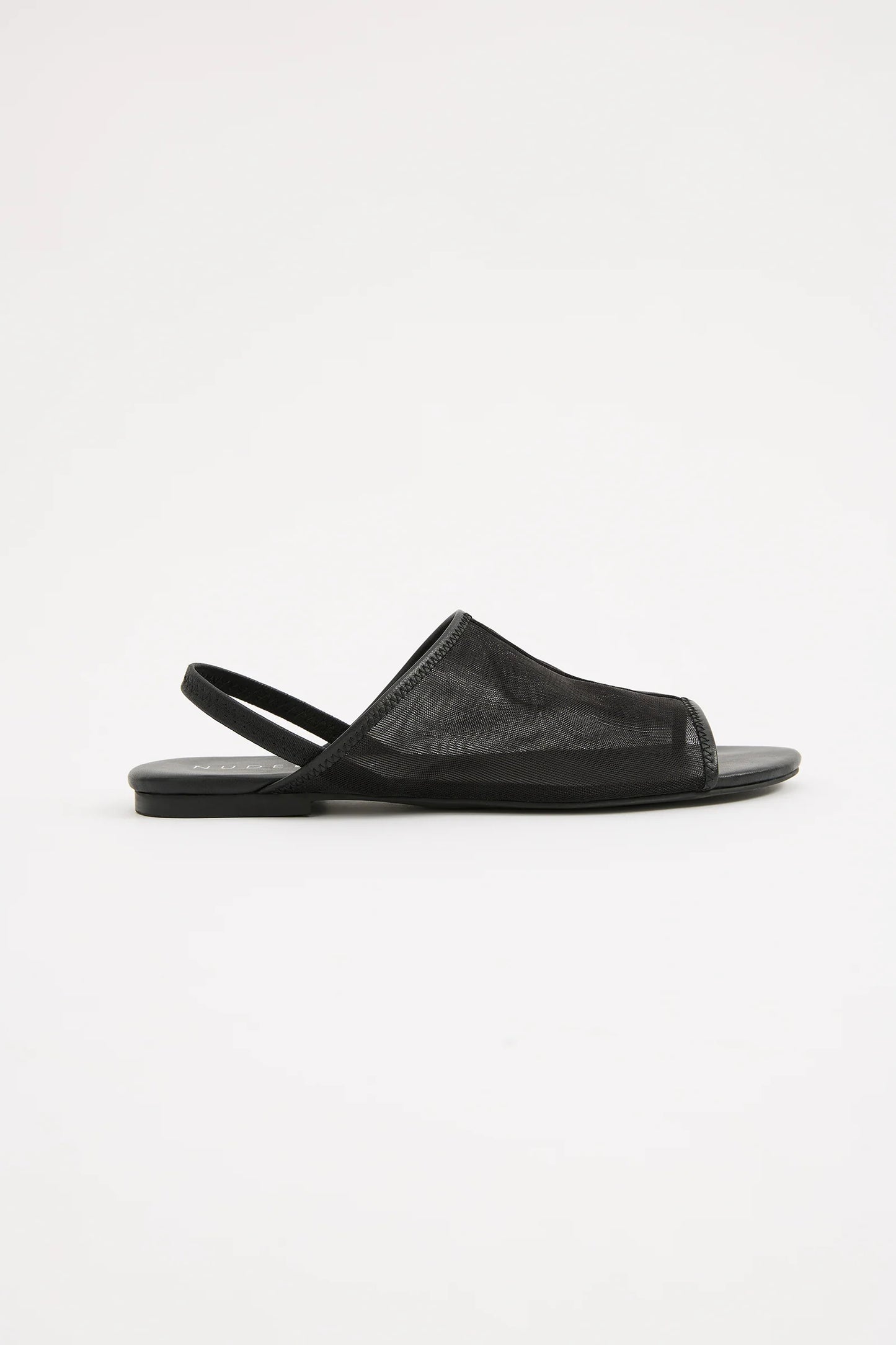 Eris Mesh Slingback Sandal - Black