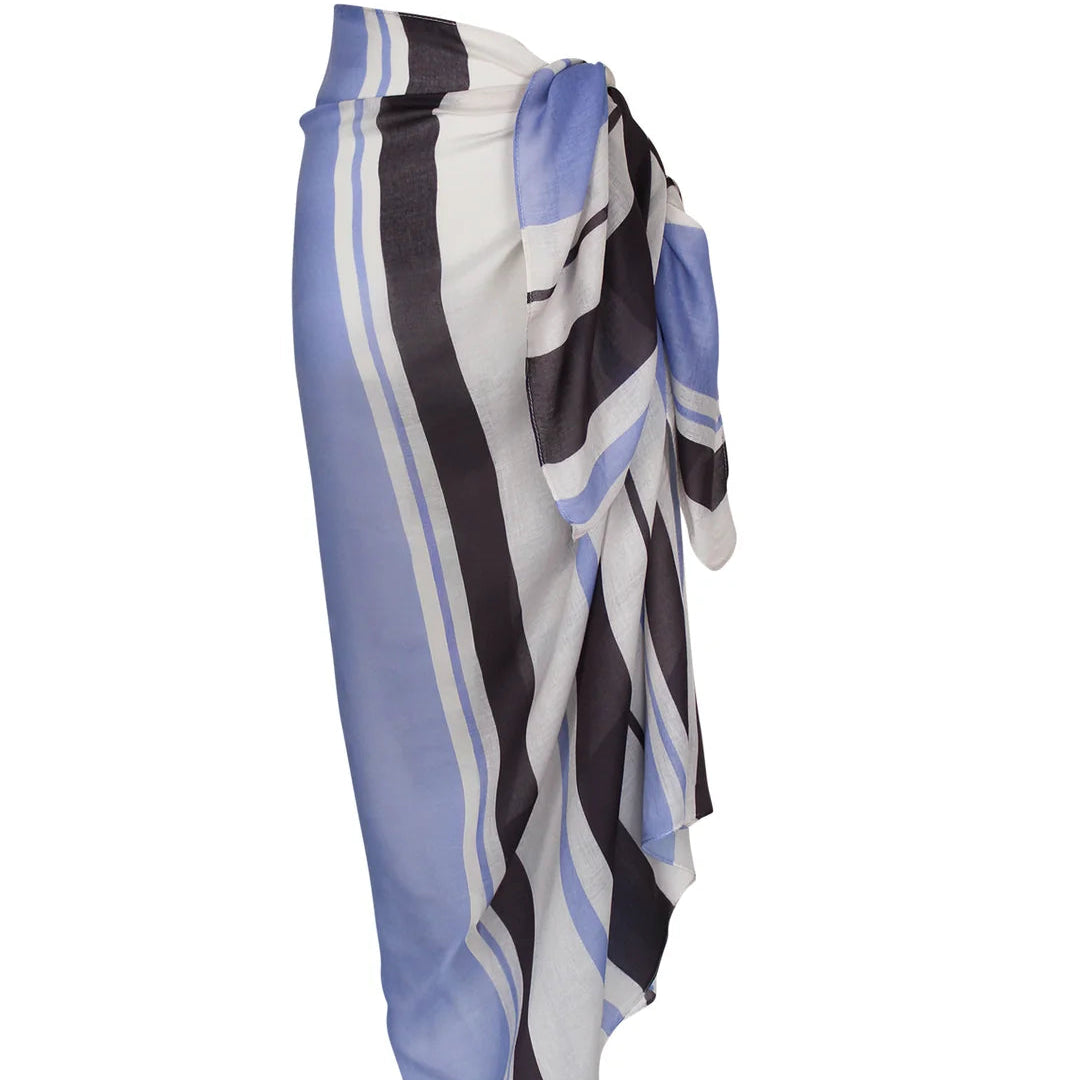 Oceana Beach Sarong - Blue