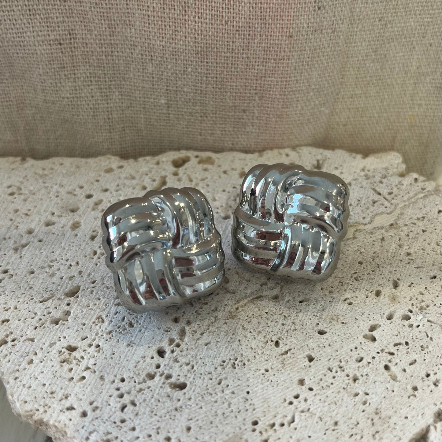 Cush Earrings - Silver