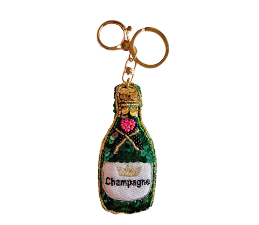 Champagne Keychain