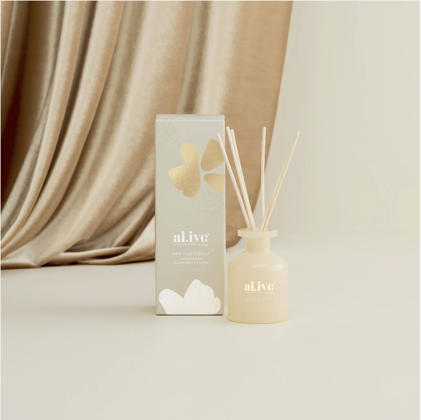 Mini Reed Diffuser - Golden Wattle & Citrus