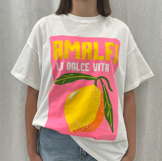 Amalfi Lemon Tee - Pink