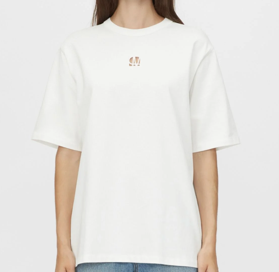 Bloom Embroidered Tee - White