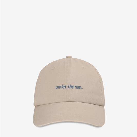 Under The Sun Logo Cap - Mushroom