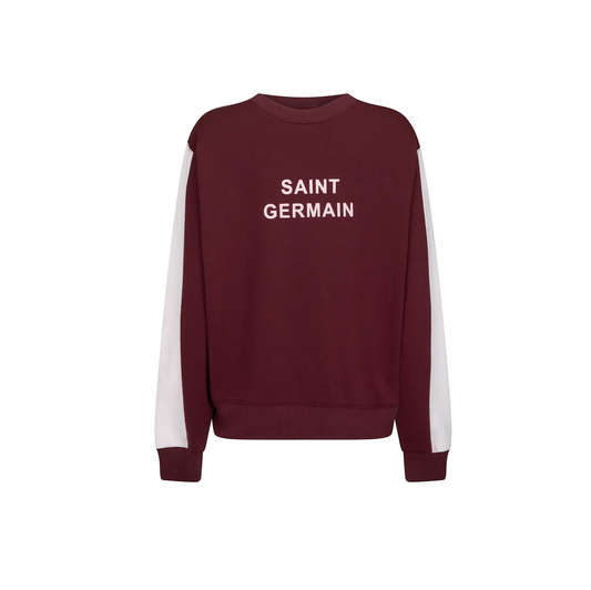 Saint Germain Knit Sweatshirt Red Wine