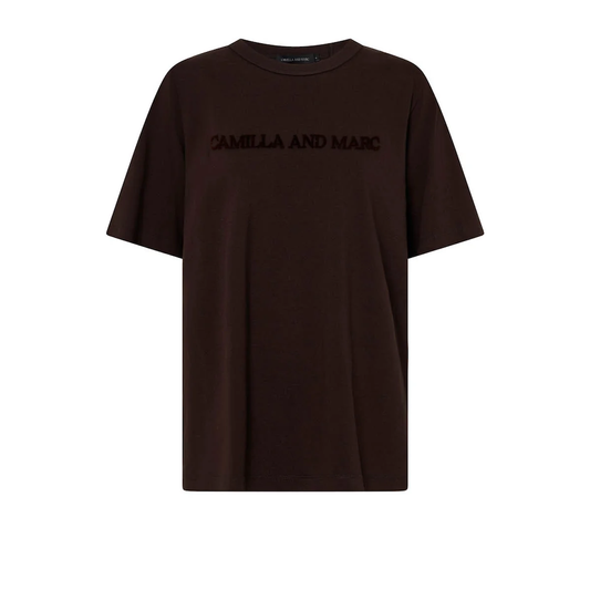 Tia Flocking Logo Tee