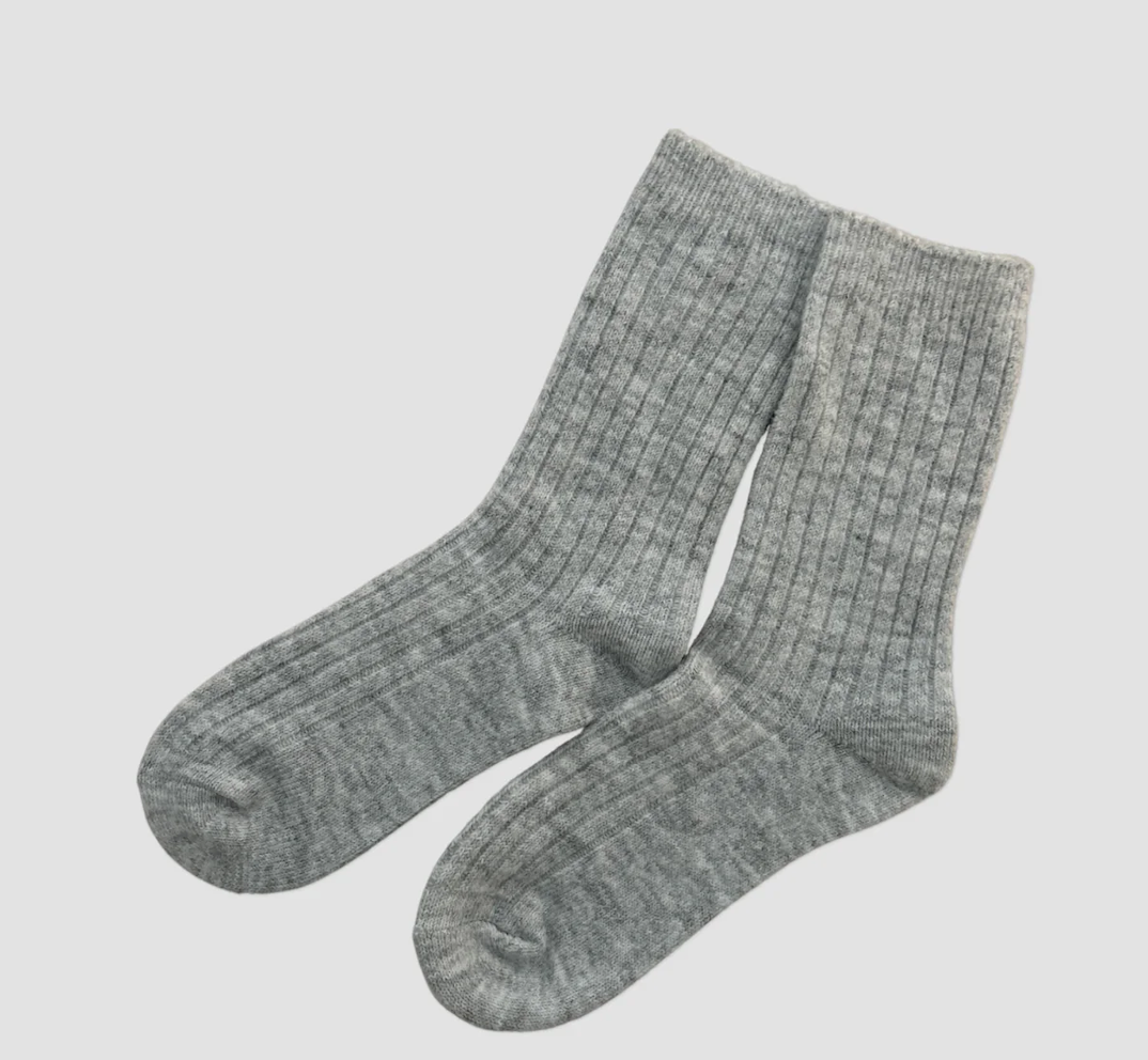 Angel Socks - Light Gray