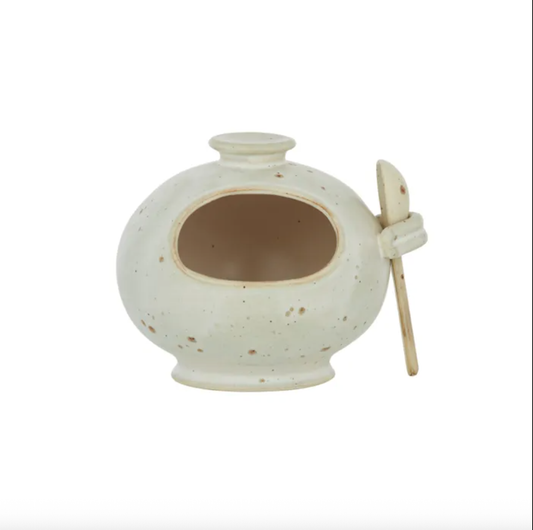 Francis Ceramic Salt Pig - CLICK AND COLLECT ONLY