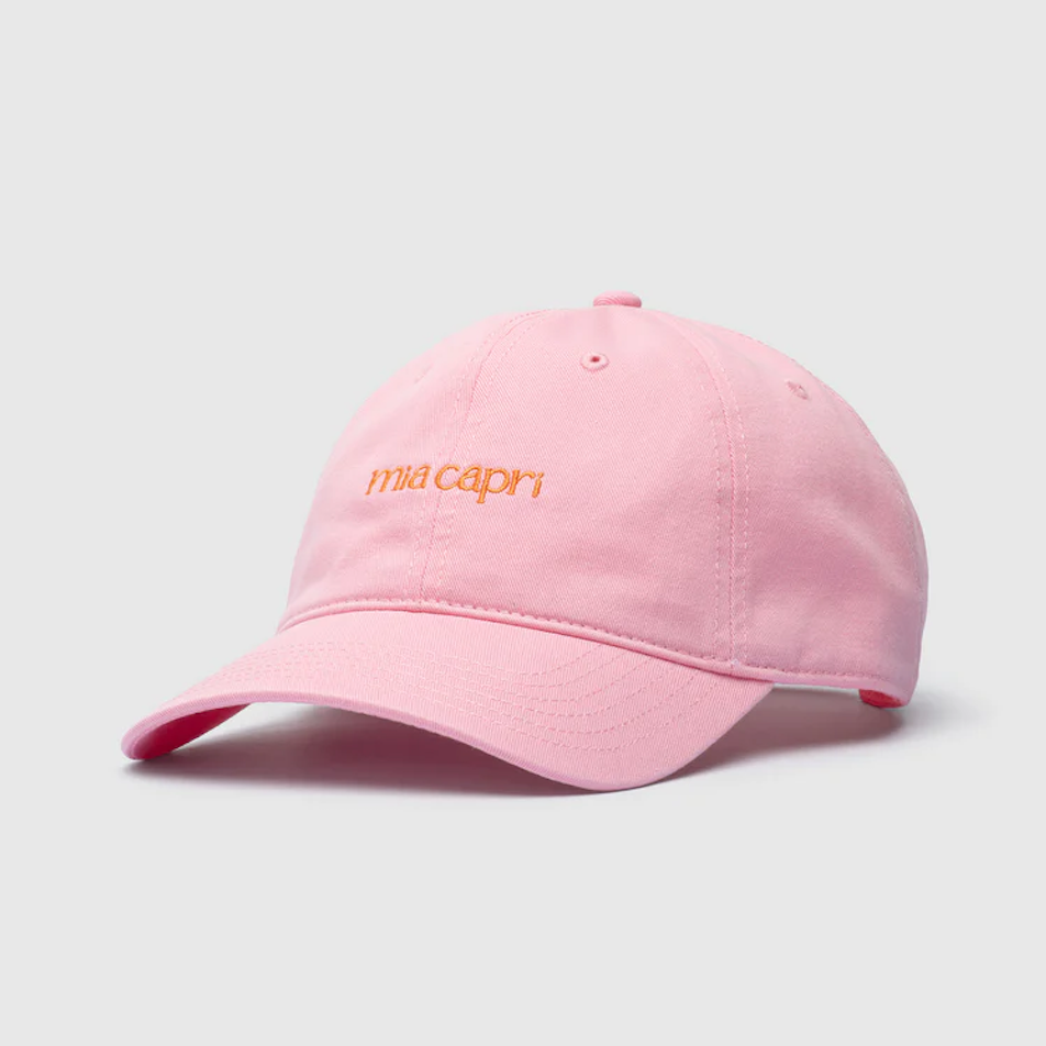 Embroidered Cap - Pink