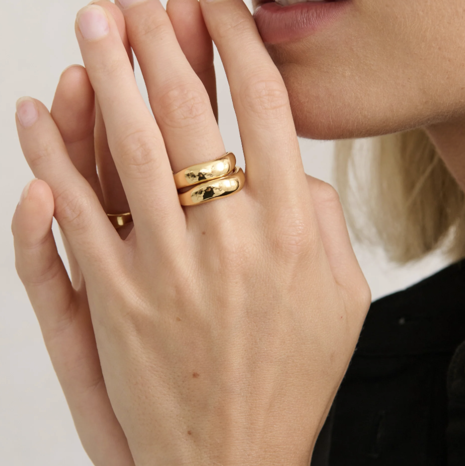 Everyday Classic Gold Plated Ring