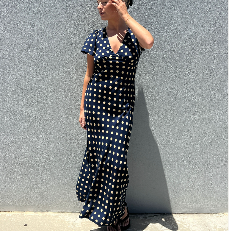 Claudia Polka Dot Maxi