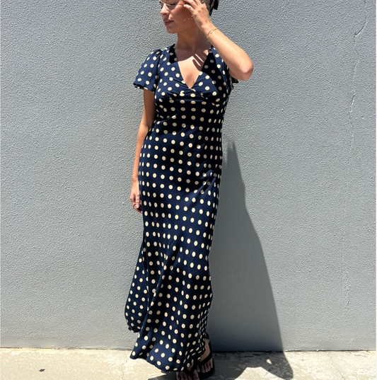 Claudia Polka Dot Maxi