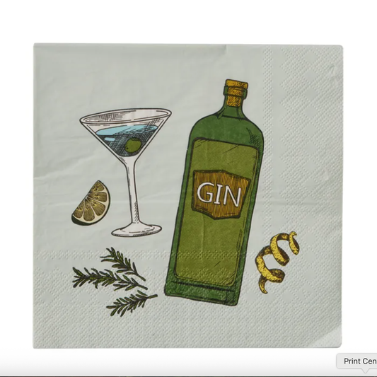 Gimlet Green Napkin 20 Pack