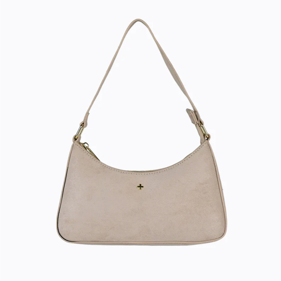 Josee Shoulder Bag - Almond Suede