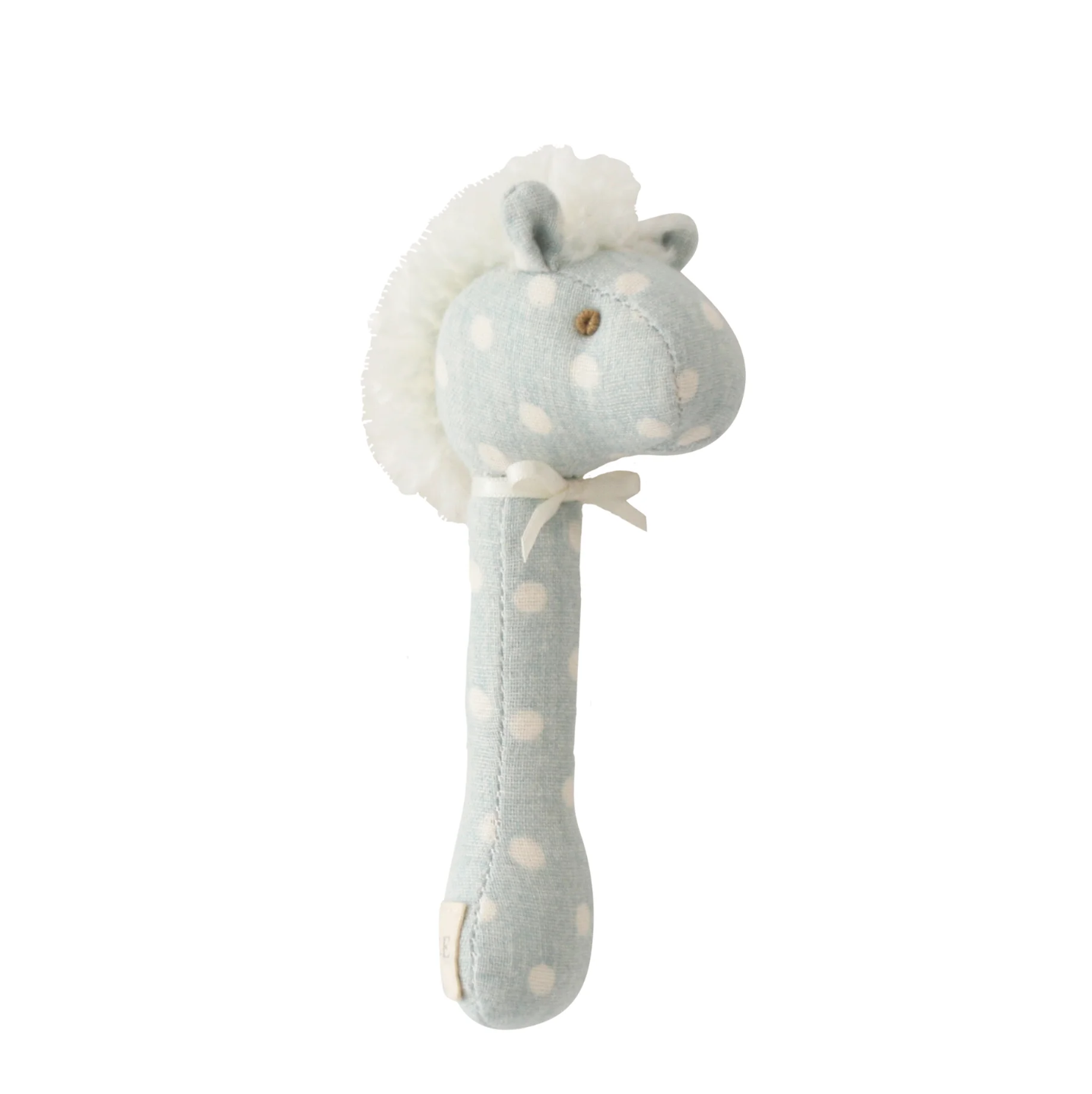 Horse Stick Rattle Duck Egg Blue