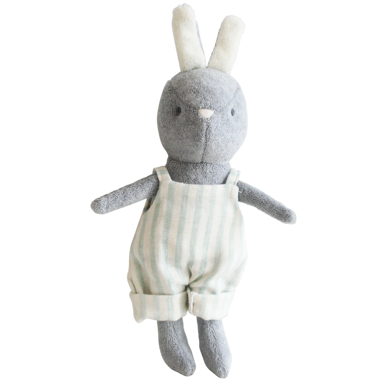 Baby Benny Bunny 25cm Sage Stripe