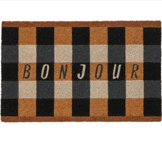 Bonjour Door Mat