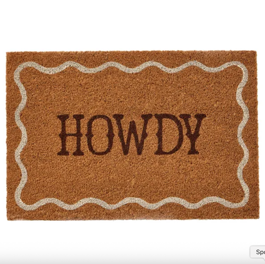 Howdy Door Mat