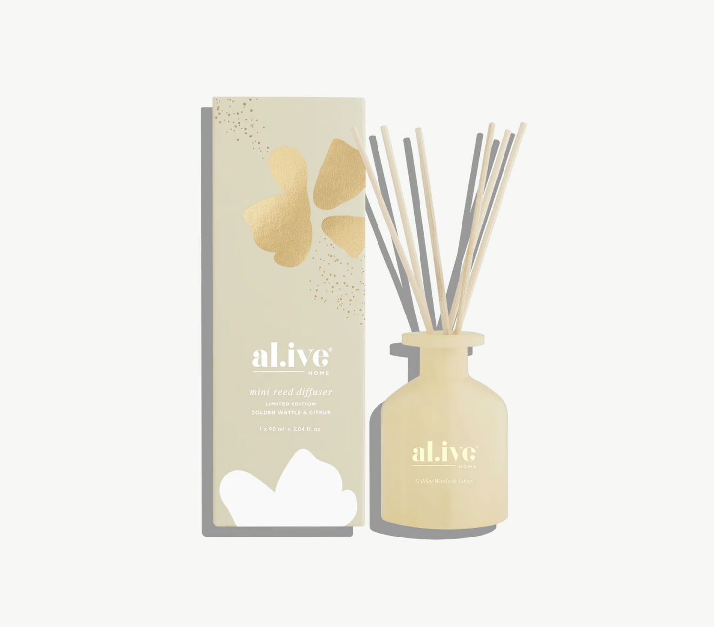 Mini Reed Diffuser - Golden Wattle & Citrus