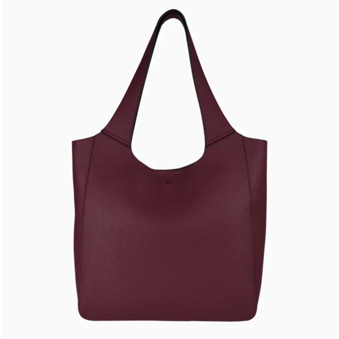 Tayla Slouch Tote - Merlot