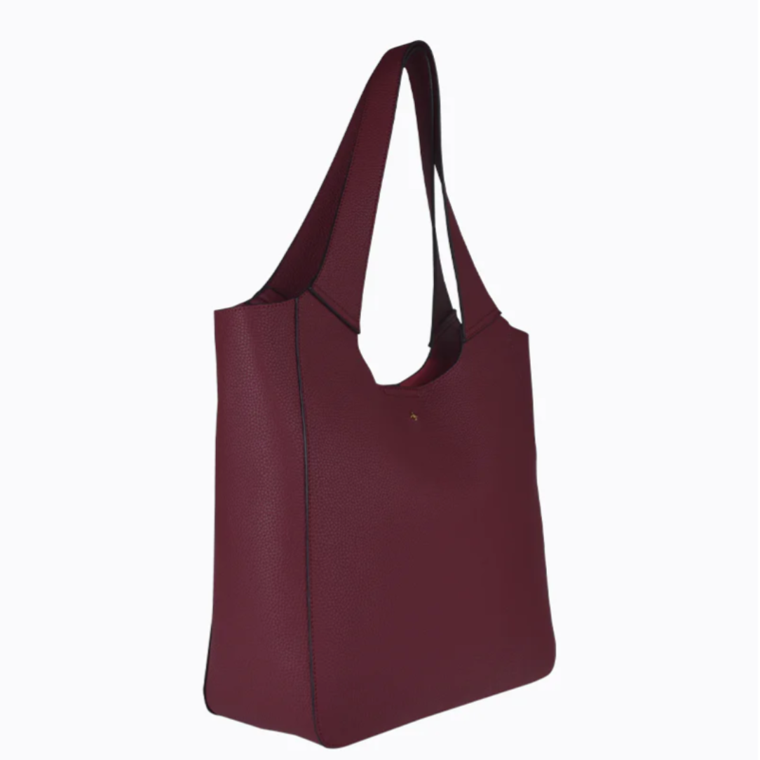 Tayla Slouch Tote - Merlot