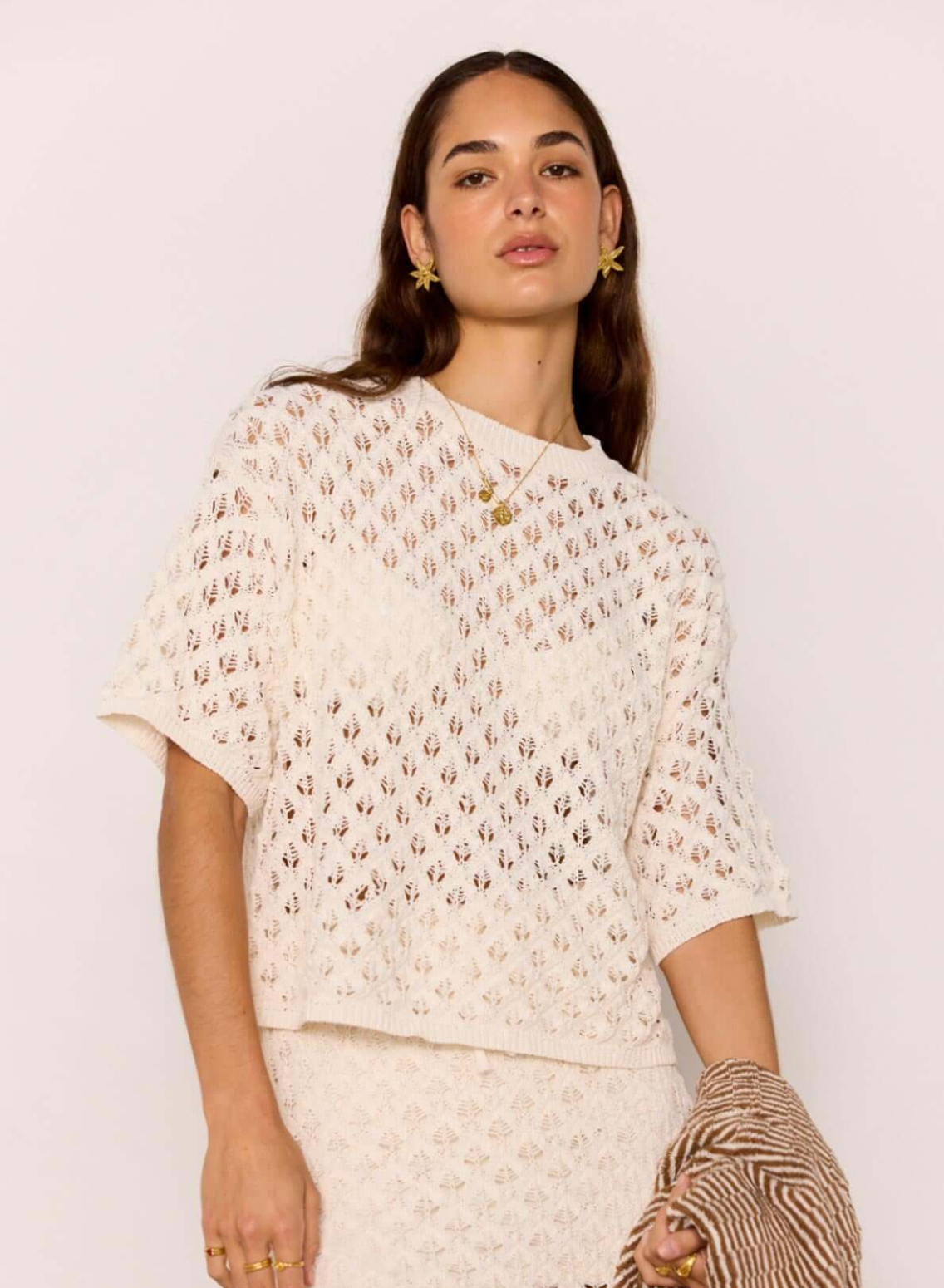 Sabine Pointelle Top