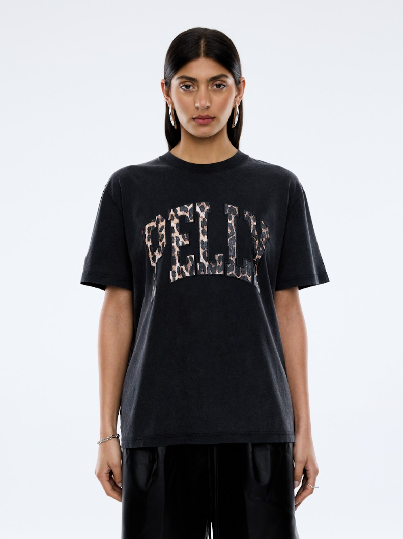 Leopard  Collegiate Tee