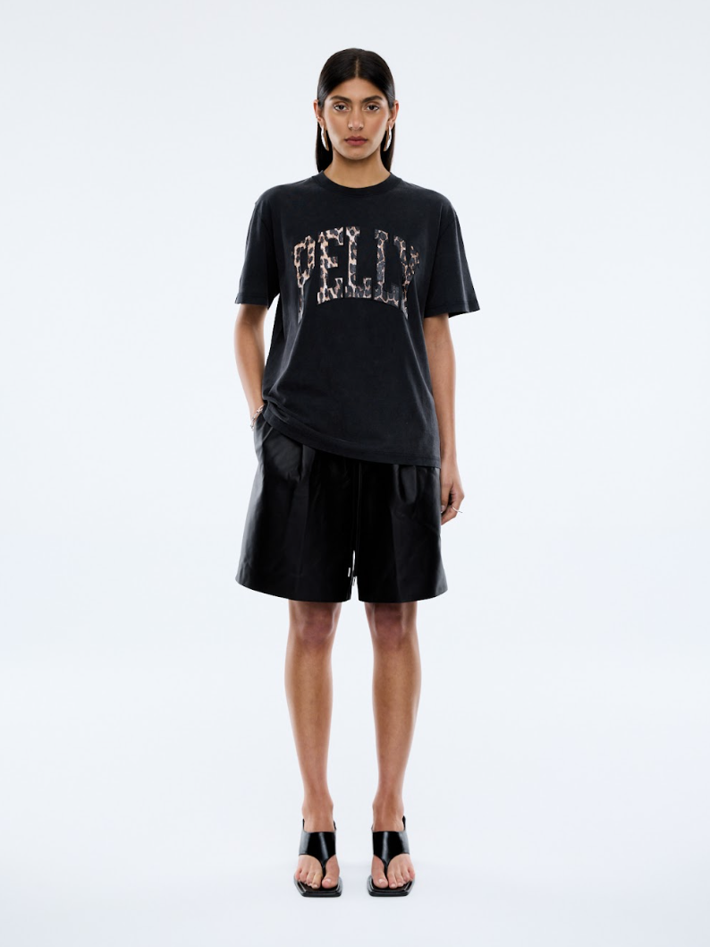 Leopard  Collegiate Tee