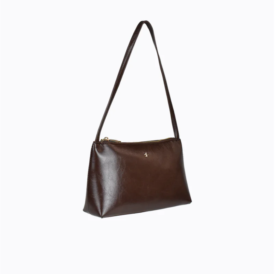Monaco Shoulder Bag - Choc
