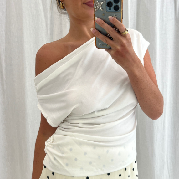 Hayley One Shoulder Tee