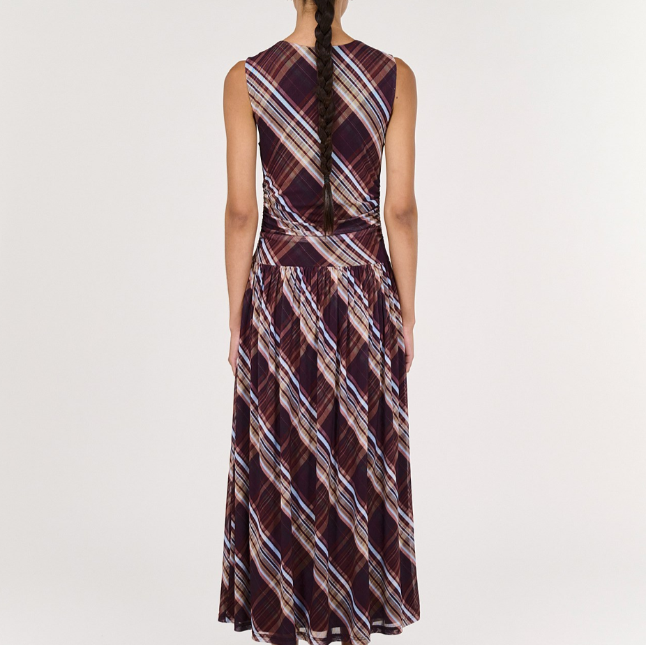 Arles Drop Waist Mesh Dress