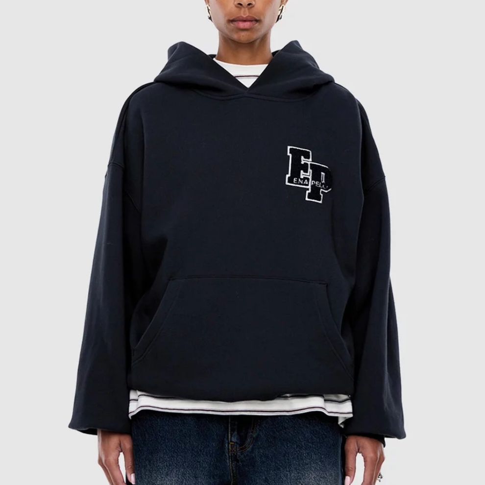 Cassie Overised Hoodie - Midnight