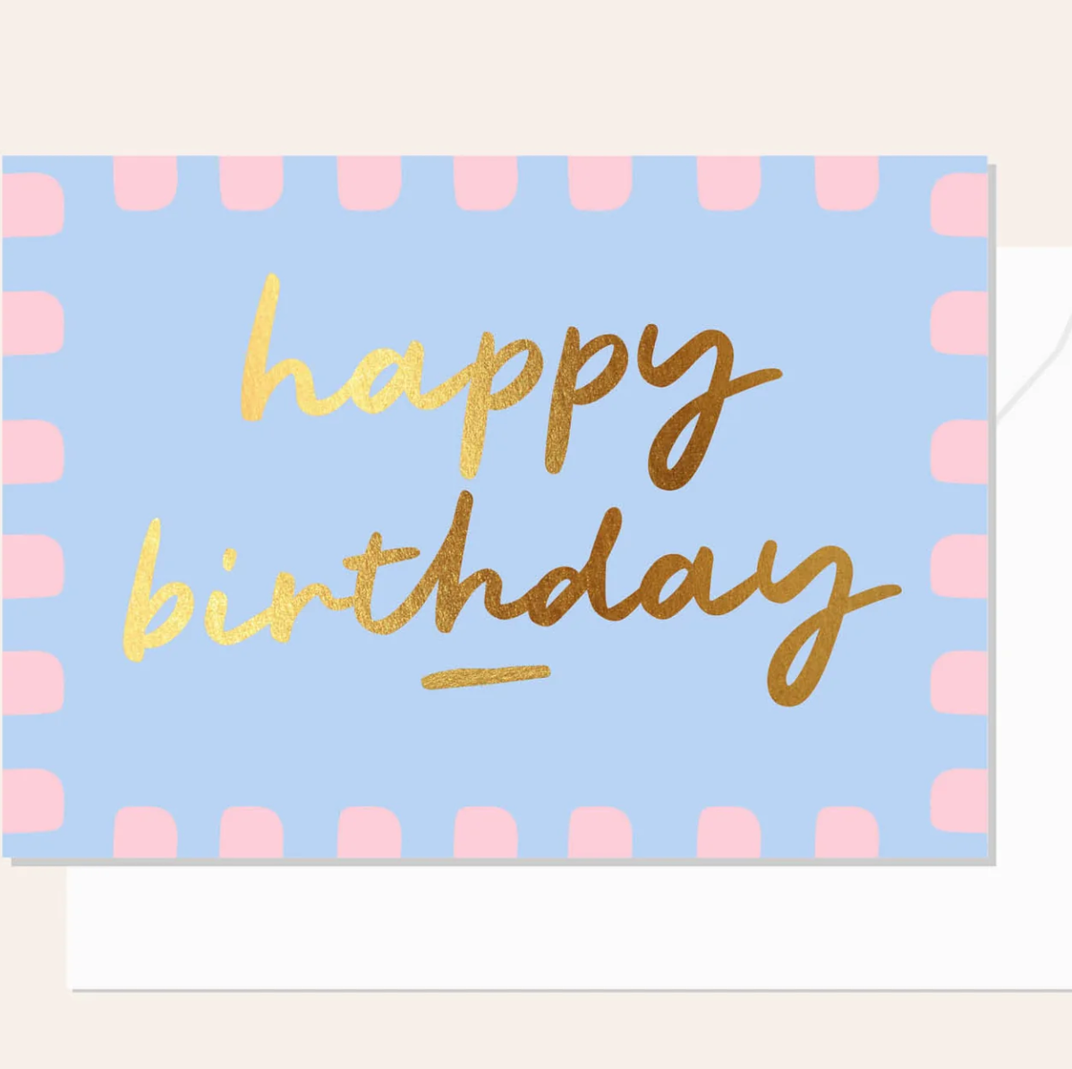 Greetings Card- Scalloped Ocean