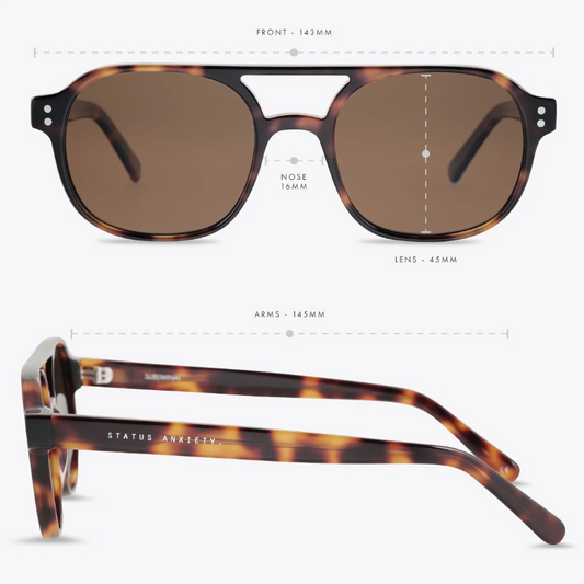 Subliminal Sunglasses - Brown tort