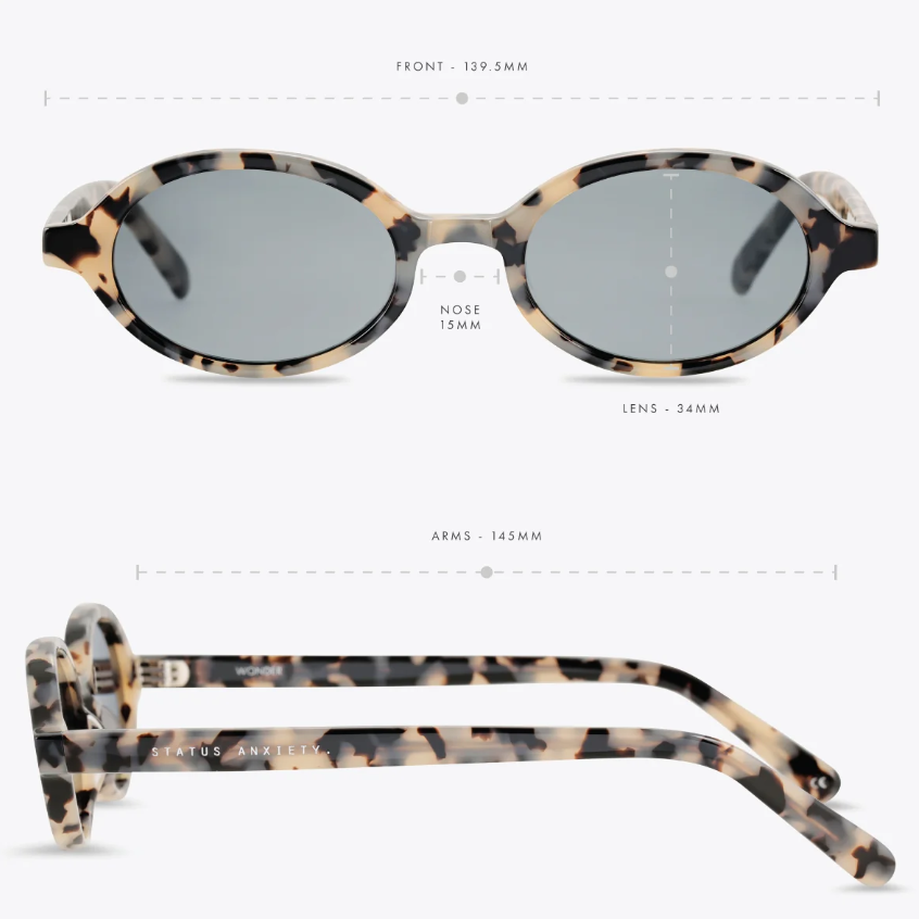Wonder Sunglasses - White tort