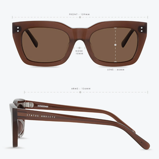 Antagonist Sunglasses - Brown