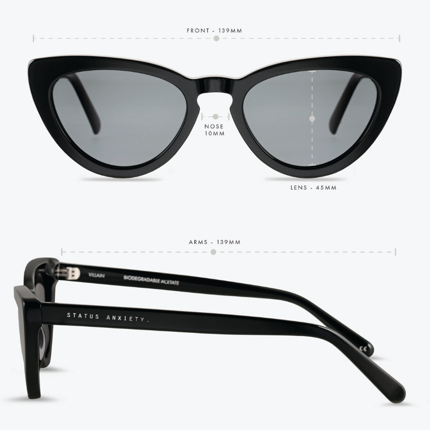 Villain Sunglasses - Black