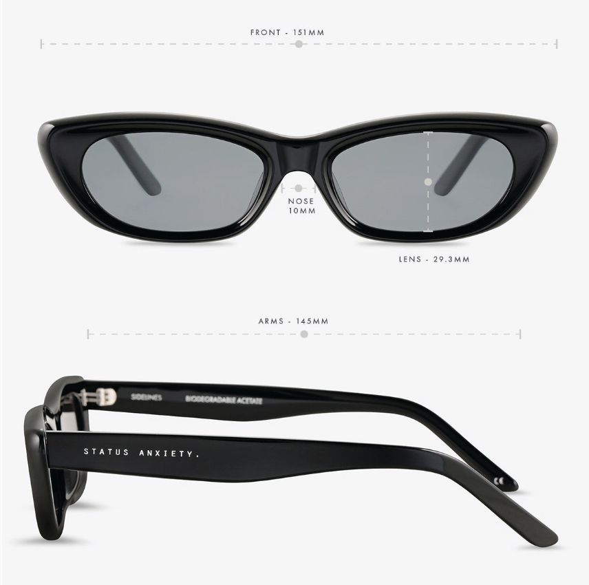 Sidelines Sunglasses - Black