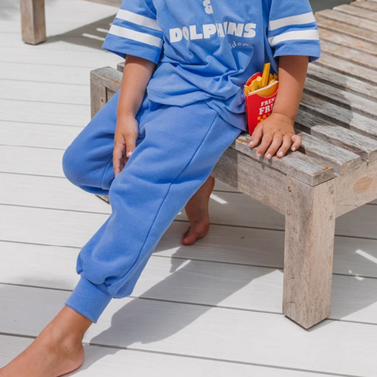 Golden Lounge Trackpants Pool Blue