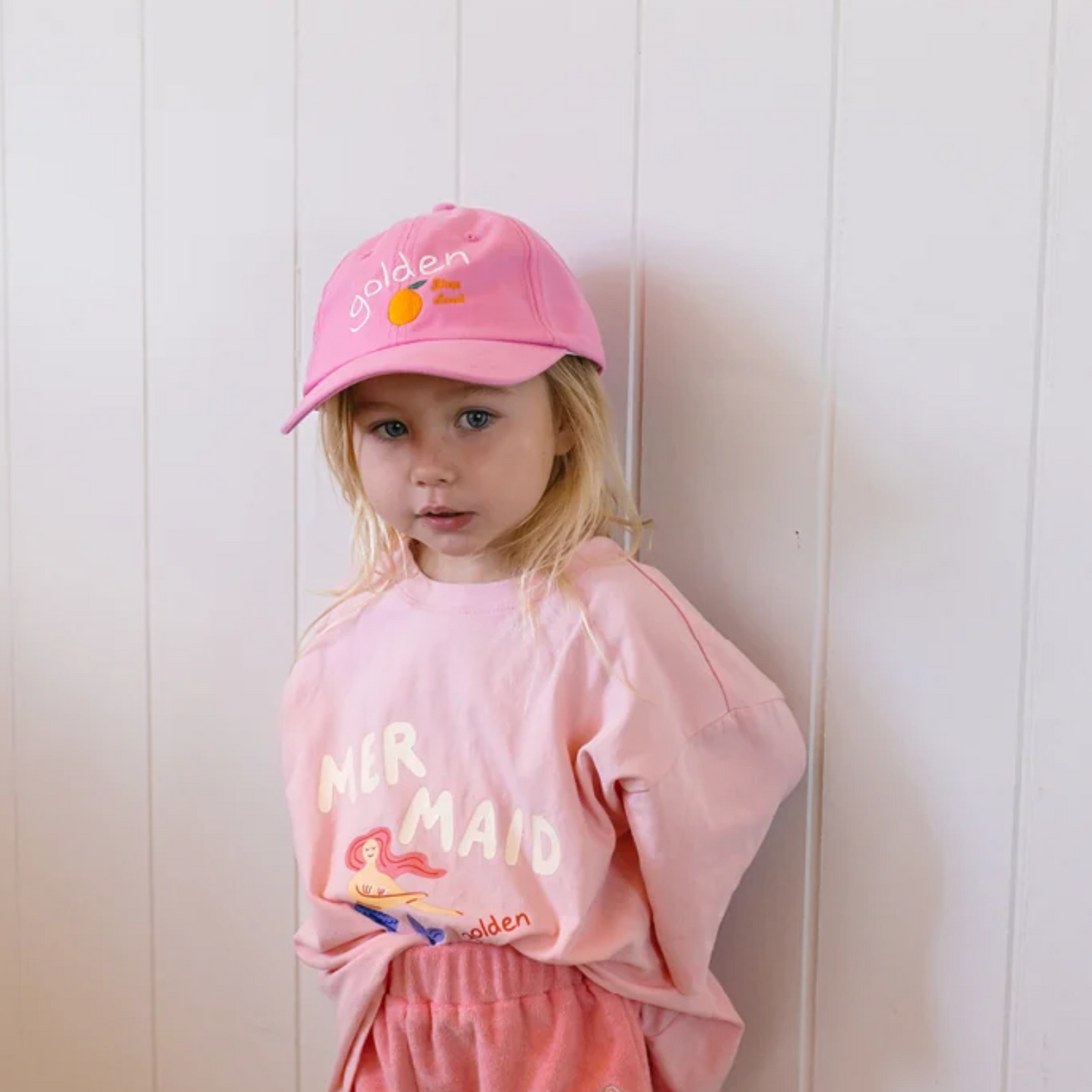 Golden Orange Cap - Bubblegum
