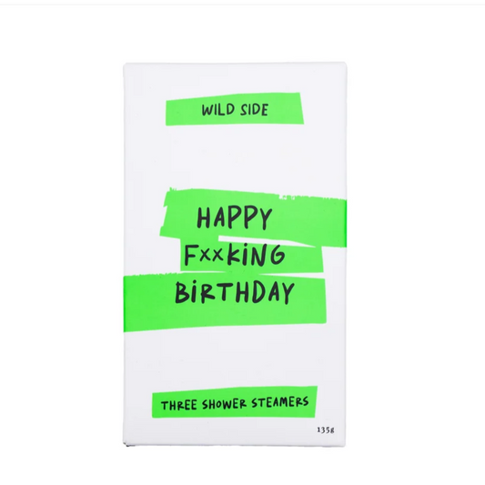 Happy F**king Birthday Shower Steamer Three Pack